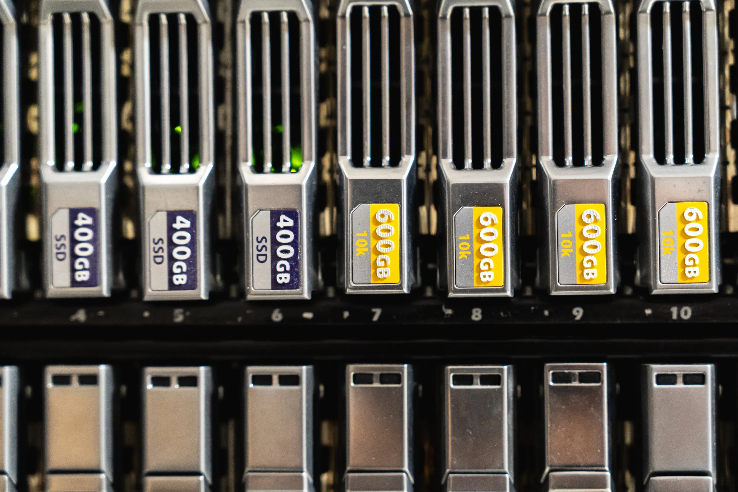 Server hard drives used for encrypted business backups