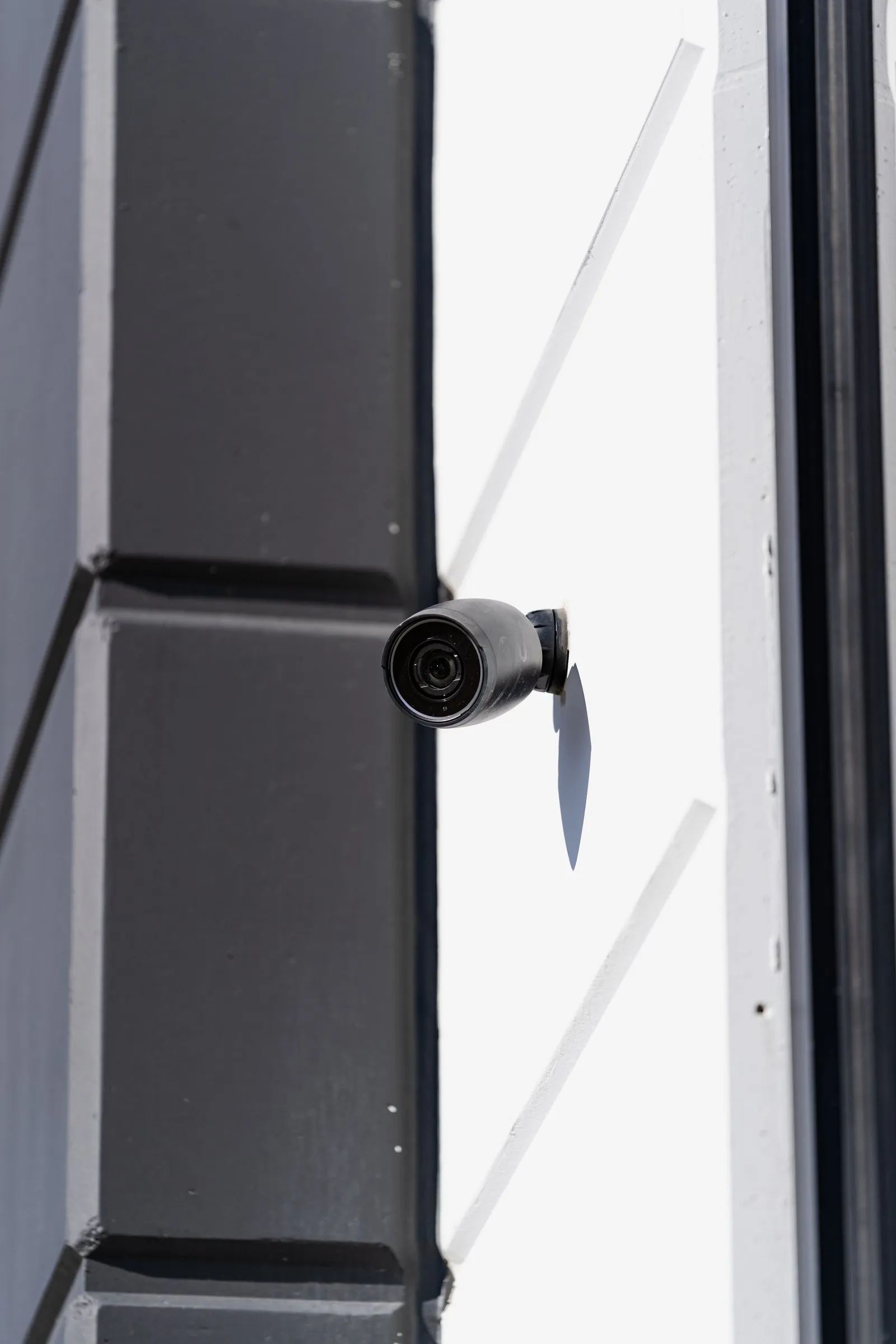 Exterior 4K security camera installed by AJTC