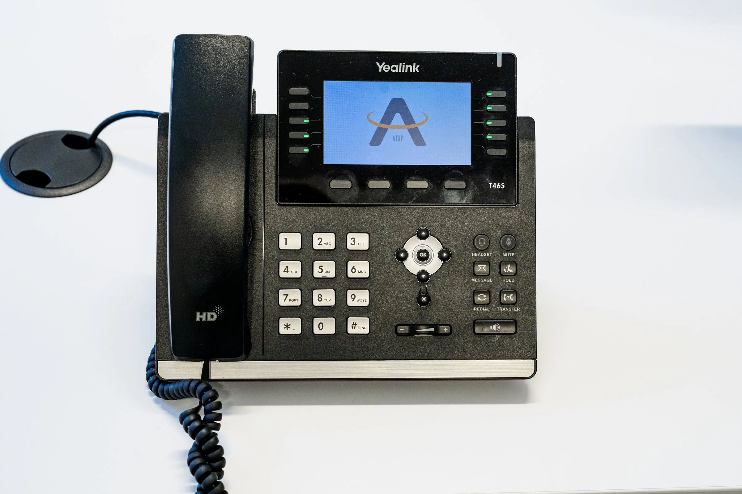 AJTC-branded business VoIP desk phone