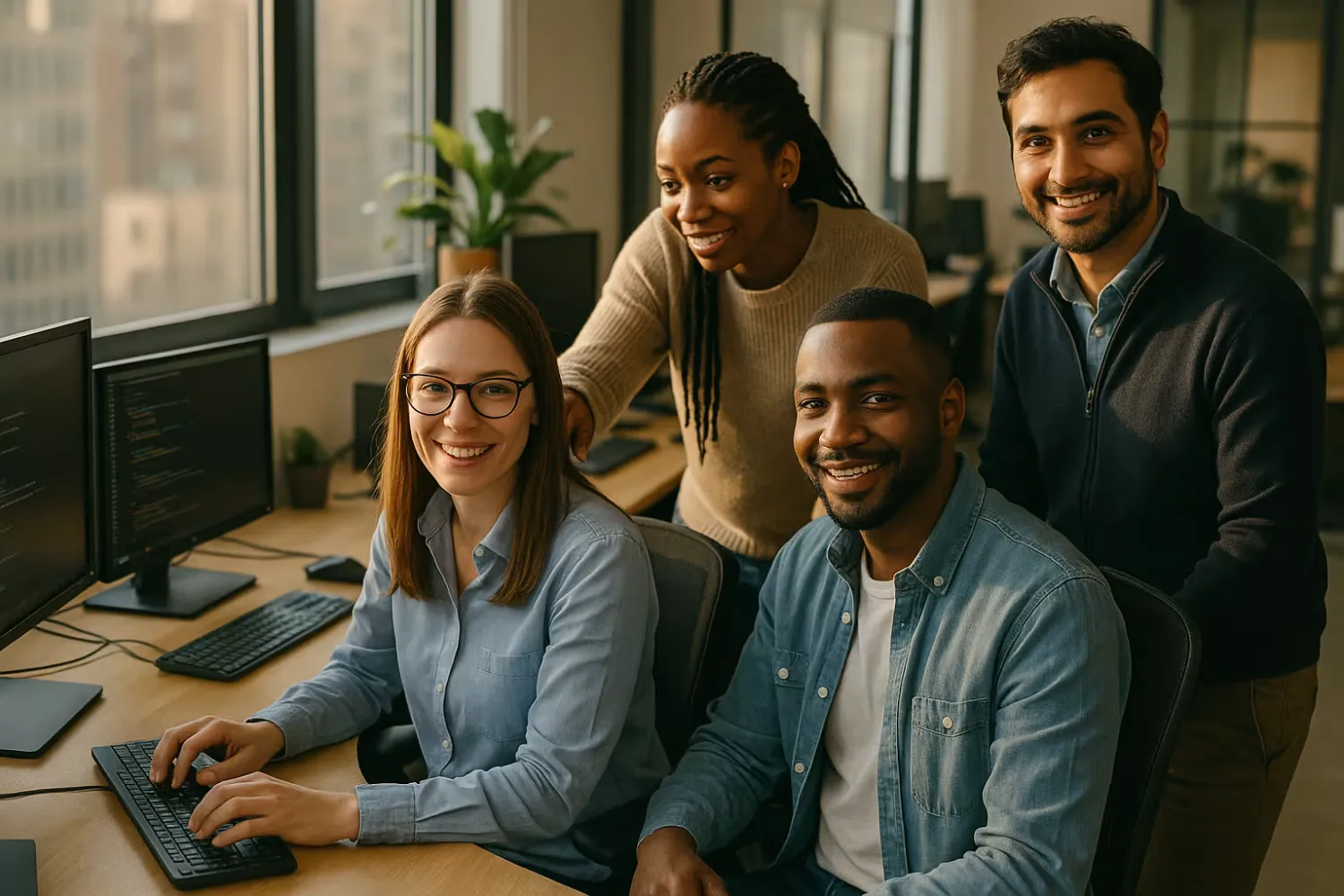 Diverse Chicago MSP team collaborating
