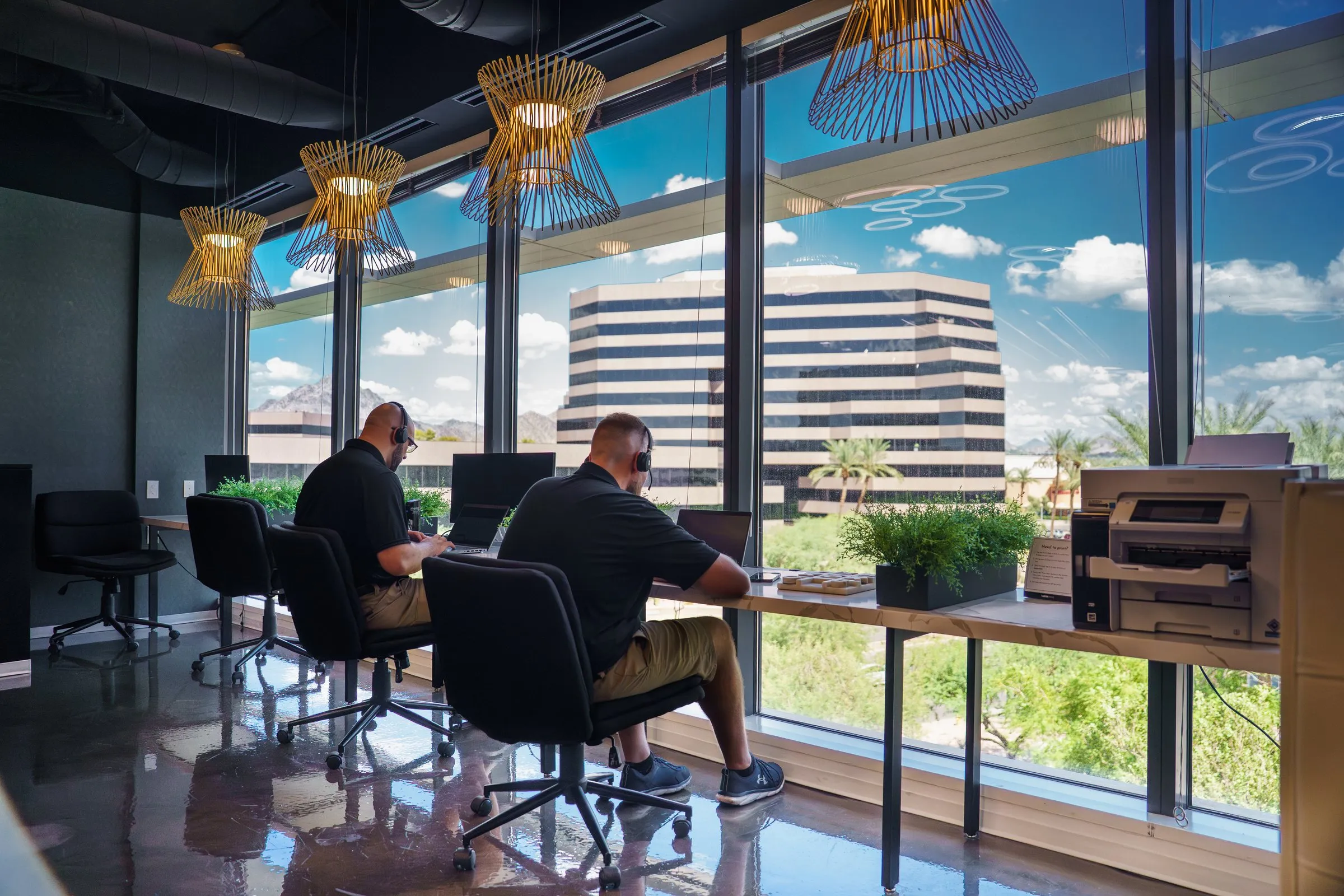 AJTC Phoenix office overlooking Camelback Road